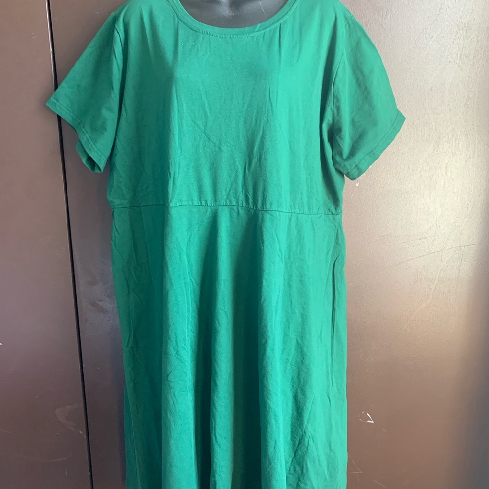 Green Casual Women's Dress